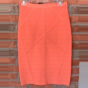 Bebe midi bandage pencil skirt